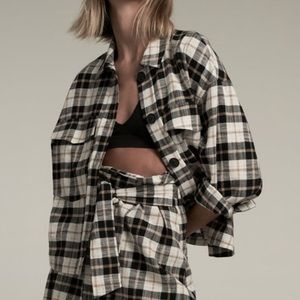 ZARA plaid overshirt